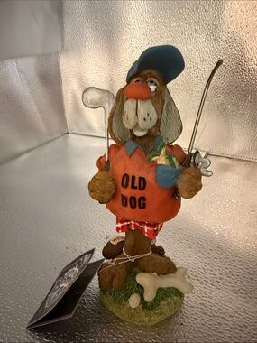 Vintage “Old Dog “Bobble Bods retired dog